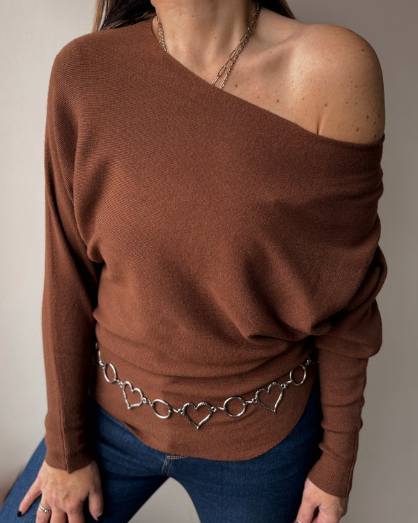 Sweater murciélago básico